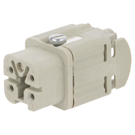 Conector HDC EPIC H-A Mamă 5P 4PE 23A | Electronic-mag.ro | Componente Electronice