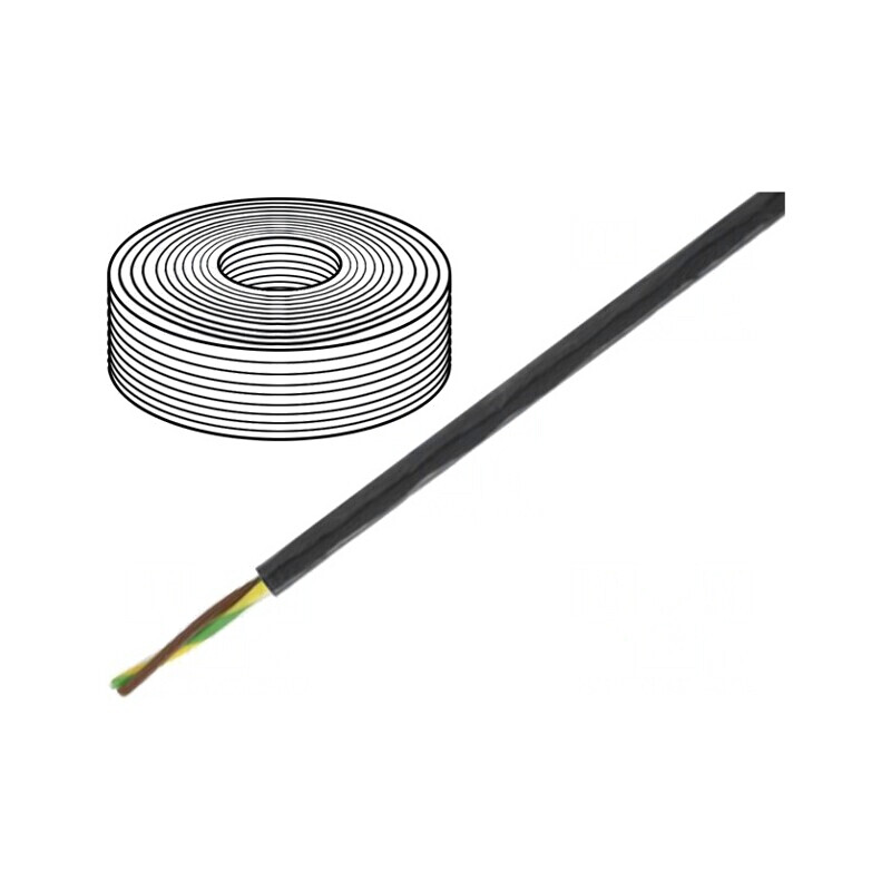 Cablu PTFE Negru 3G0,75mm2 ÖLFLEX® HEAT 260 MC | Electronic-mag.ro | Componente Electronice