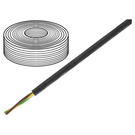 Cablu PTFE Negru 3G0,75mm2 ÖLFLEX® HEAT 260 MC | Electronic-mag.ro | Componente Electronice