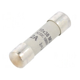 Siguranță cilindrică gR 2A 1000VDC | Electronic-mag.ro | Componente Electronice