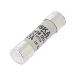 Siguranță cilindrică gR 12A 1000VDC | Electronic-mag.ro | Componente Electronice
