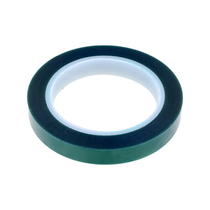Bandă electroizolantă verde 15mm x 66m silicon | Electronic-mag.ro | Componente Electronice