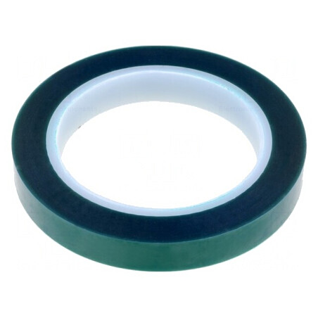 Bandă electroizolantă verde 15mm x 66m silicon | Electronic-mag.ro | Componente Electronice
