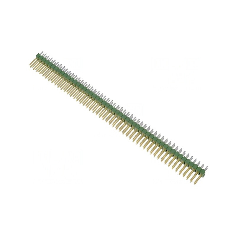 Şir pini AMPMODU MOD II 100 PIN drept THT | Electronic-mag.ro | Componente Electronice
