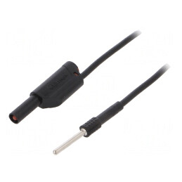 Cablu de Măsurare 19A 0.5m Negru 1mm²
