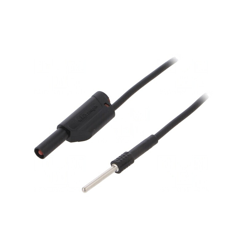 Cablu de Măsurare 19A 0.5m Negru 1mm² | Electronic-mag.ro | Componente Electronice