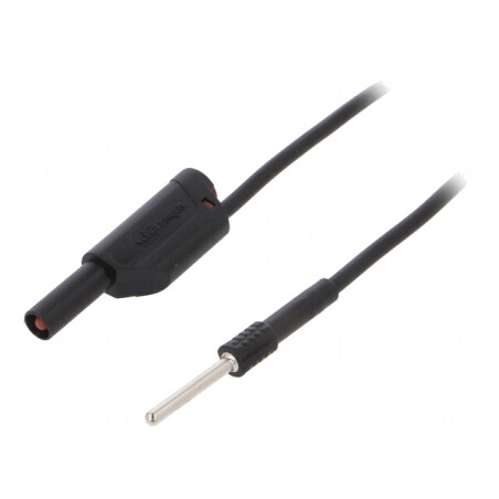 Cablu de Măsurare 19A 0.5m Negru 1mm² | Electronic-mag.ro | Componente Electronice