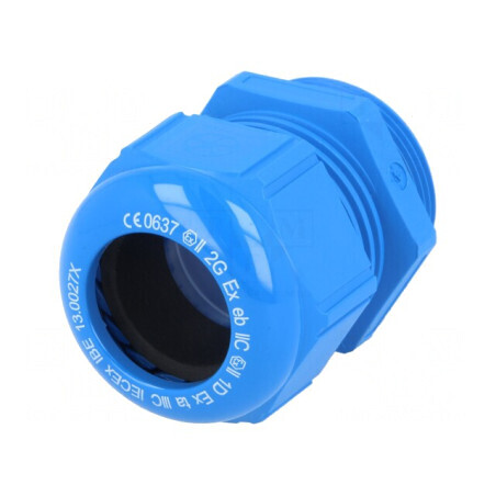 Garnitură de etanşare IP68 poliamidă albastră M32 1,5 | Electronic-mag.ro | Componente Electronice