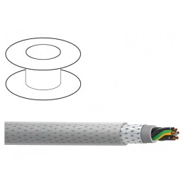Cablu PVC Transparent 300V/500V 7G2,5mm2 100m | Electronic-mag.ro | Componente Electronice