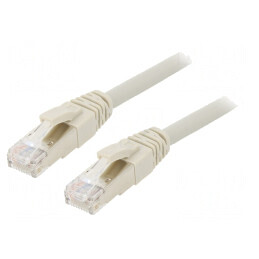 Patch Cord Ethernet Cat6a S/FTP Cu LSZH Gri 2m | Electronic-mag.ro | Componente Electronice