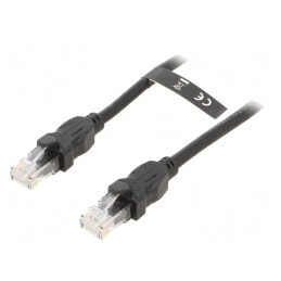 Cablu Patch UTP Cat6 PVC Negru 15m | Electronic-mag.ro | Componente Electronice