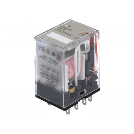 Releu electromagnetic 4PDT 240VAC 5A | Electronic-mag.ro | Componente Electronice