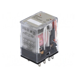 Releu electromagnetic 4PDT 240VAC 5A | Electronic-mag.ro | Componente Electronice