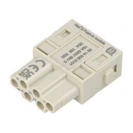 Conector Modular Mamă Han-Modular 6 PIN 16A 500V | Electronic-mag.ro | Componente Electronice