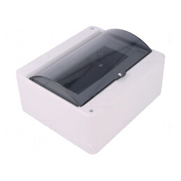 Carcasă modulară IP30 pentru perete albă ABS | Electronic-mag.ro | Componente Electronice