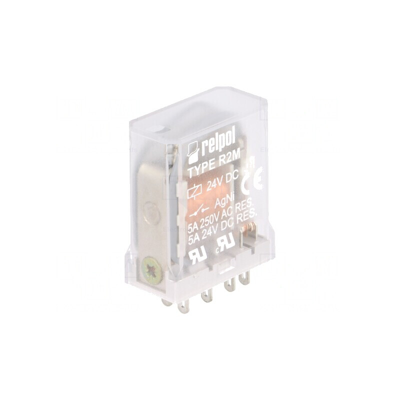 Releu Electromagnetic DPDT 24VDC 10A | Electronic-mag.ro | Componente Electronice Releu Electromagnetic DPDT 24VDC 10A | Electronic-mag.ro | Componente Electronice