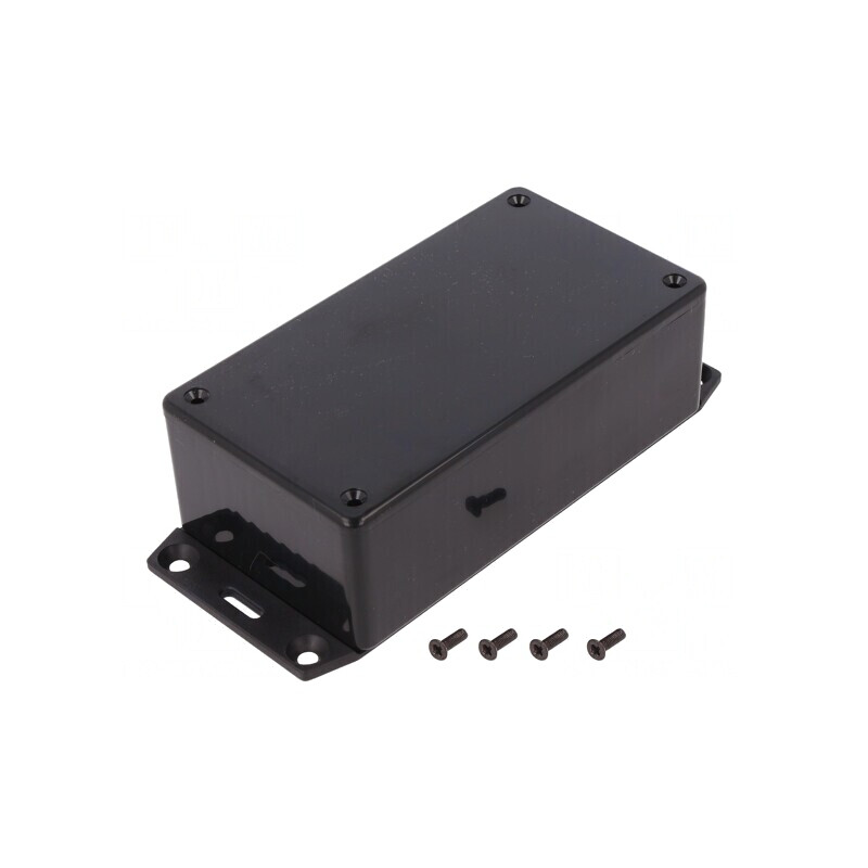 Carcasă universală ABS neagră 65x120x40mm | Electronic-mag.ro | Componente Electronice