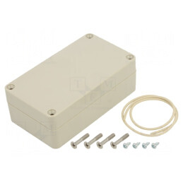 Carcasă universală Ritec ABS bej IP65 65x115x40mm | Electronic-mag.ro | Componente Electronice