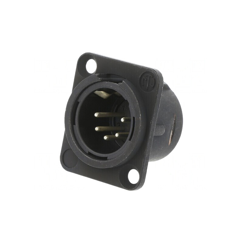 Soclu XLR Tată 5 Pin Drept Negru 7.5A 19x24mm | Electronic-mag.ro | Componente Electronice Soclu XLR Tată 5 Pin Drept Negru 7.5A 19x24mm | Electronic-mag.ro | Componente Electronice