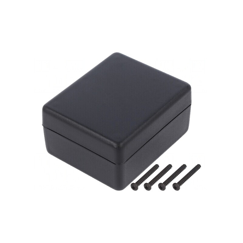 Carcasă universală SMART ABS neagră 63x76x38mm | Electronic-mag.ro | Componente Electronice