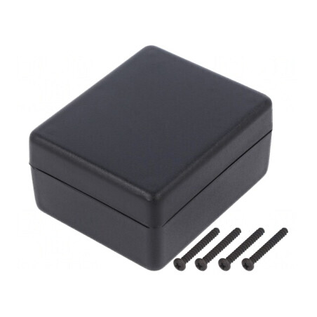 Carcasă universală SMART ABS neagră 63x76x38mm | Electronic-mag.ro | Componente Electronice