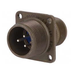 Conector Circular Aliaj Aluminiu 14S Oliv | Electronic-mag.ro | Componente Electronice