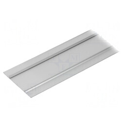 Carcasă de protecție argintie aluminiu 2m pentru profile | Electronic-mag.ro | Componente Electronice