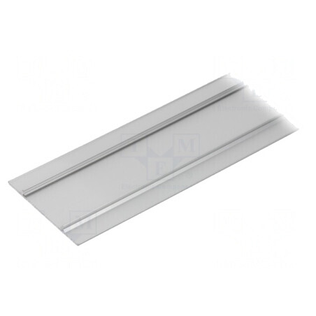Carcasă de protecție argintie aluminiu 2m pentru profile | Electronic-mag.ro | Componente Electronice