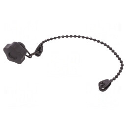 Buton de reglare; Ø: 32mm; Filet int: M6; 12mm; H: 23mm