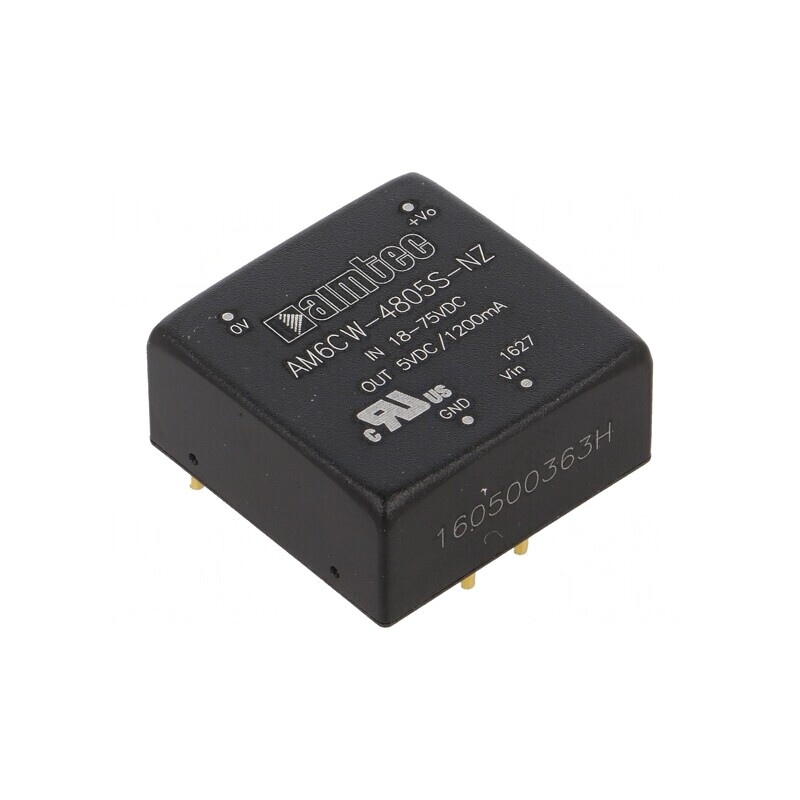 Convertor DC/DC 6W 18-75V la 5V 1.2A | Electronic-mag.ro | Componente Electronice