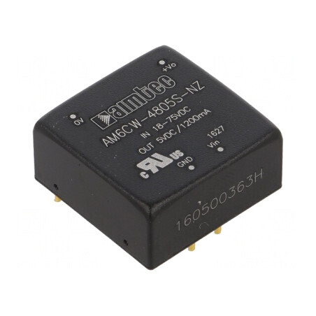 Convertor DC/DC 6W 18-75V la 5V 1.2A | Electronic-mag.ro | Componente Electronice