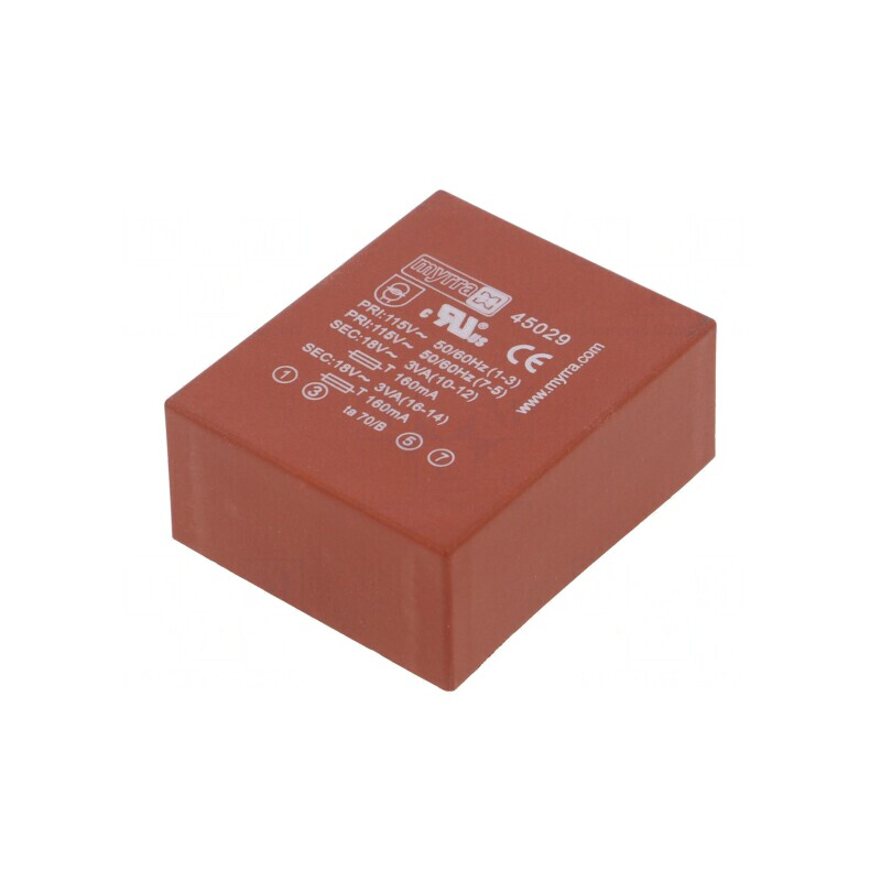Transformator Încapsulat 6VA 115/230VAC 18V 167mA | Electronic-mag.ro | Componente Electronice Transformator Încapsulat 6VA 115/230VAC 18V 167mA | Electronic-mag.ro | Componente Electronice