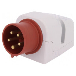 Conector alimentare trifazat 16A 400VAC IP44 | Electronic-mag.ro | Componente Electronice