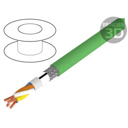Cablu Ethernet PROFINET Exterior Cat5e 2x2x22AWG | Electronic-mag.ro | Componente Electronice