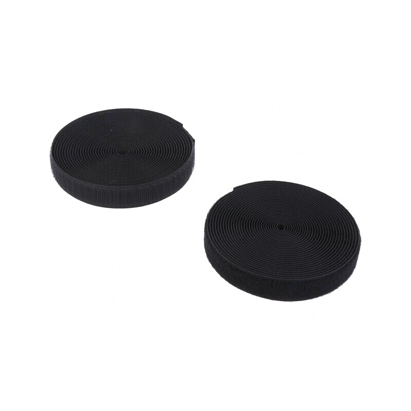 Bandă Arici Acrilică Neagră 20mm x 5m | Electronic-mag.ro | Componente Electronice