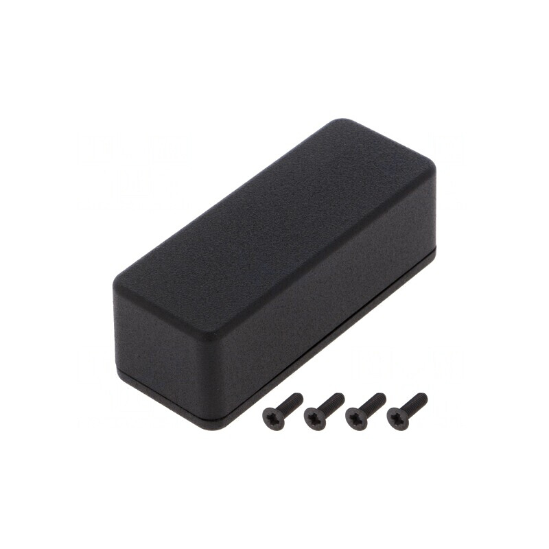 Carcasă Universală Aluminiu Negru 35x89x30mm | Electronic-mag.ro | Componente Electronice