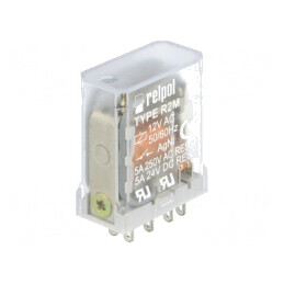 Releu Electromagnetic DPDT 12VAC 10A | Electronic-mag.ro | Componente Electronice