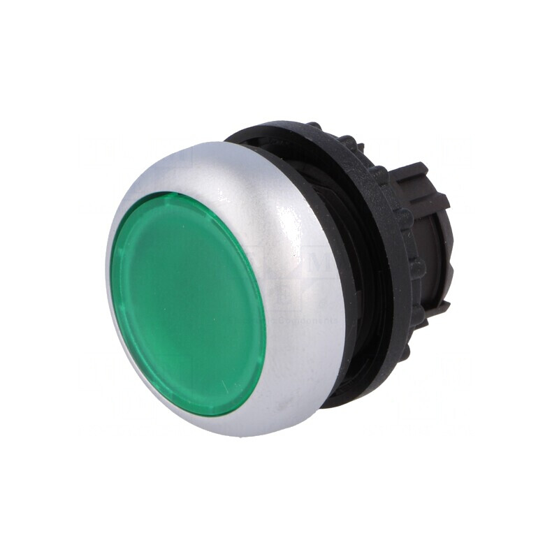 Comutator apăsare 22mm verde IP67 | Electronic-mag.ro | Componente Electronice
