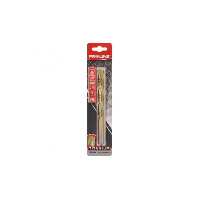 Drill Bit for Metal 13mm HSS-R TIN Coated | Electronic-mag.ro | Componente Electronice