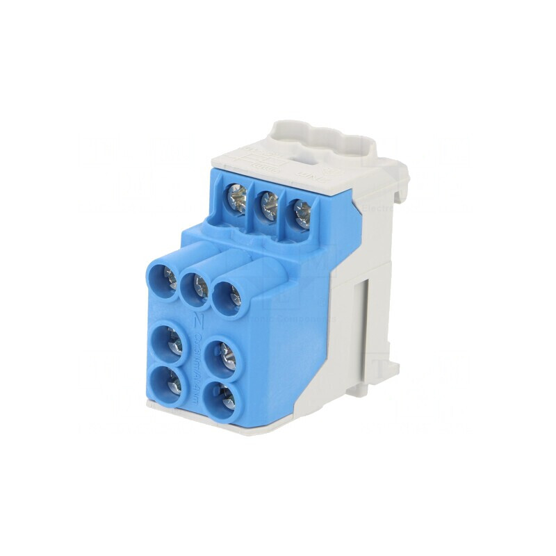 Bloc de distribuție 10mm2 25mm2 TS35 | Electronic-mag.ro | Componente Electronice