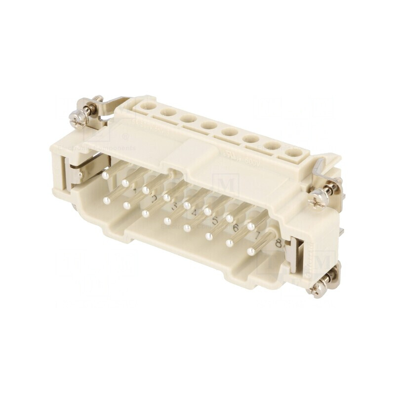 Conector HDC inserturi contact tată 16A | Electronic-mag.ro | Componente Electronice