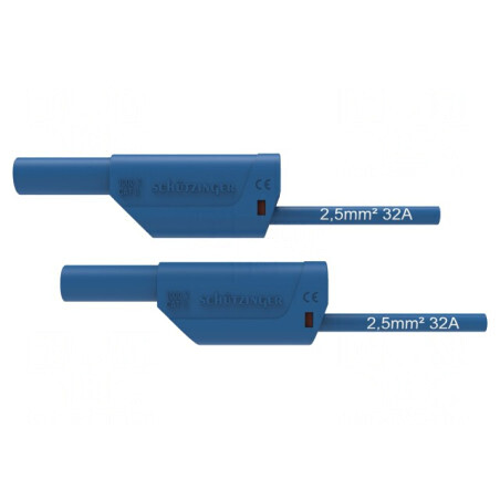 Cablu măsurare 32A mufă banană 4 mm ambele părți | Electronic-mag.ro | Componente Electronice