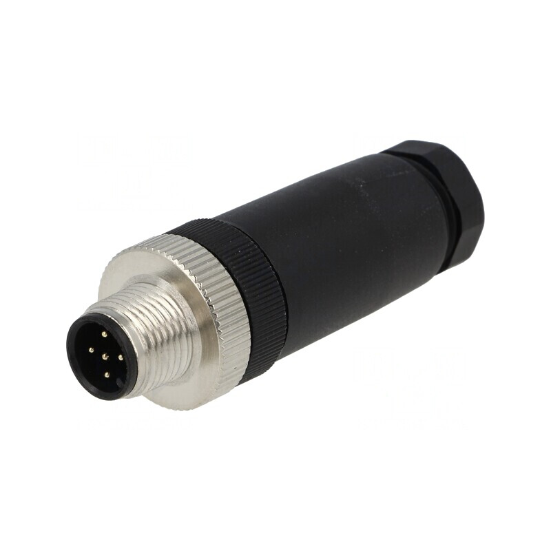 Mufă M12 5-Pin Tată CANopen Pe Cablu Drept | Electronic-mag.ro | Componente Electronice