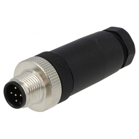 Mufă M12 5-Pin Tată CANopen Pe Cablu Drept | Electronic-mag.ro | Componente Electronice