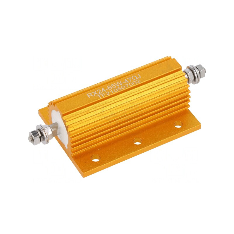 Rezistor Bobinat cu Radiator 47Ω 85W | Electronic-mag.ro | Componente Electronice Rezistor Bobinat cu Radiator 47Ω 85W | Electronic-mag.ro | Componente Electronice