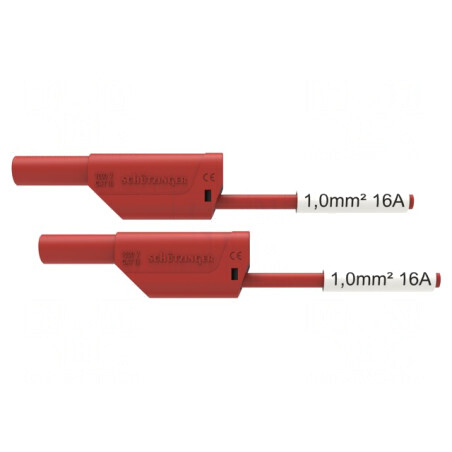Cablu de măsurare 16A mufă banană 4 mm | Electronic-mag.ro | Componente Electronice