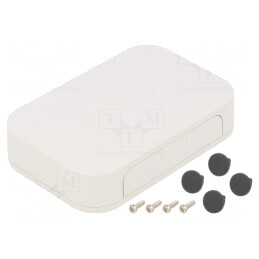Carcasă ABS Albă IP40 100x67.4x22.5mm | Electronic-mag.ro | Componente Electronice