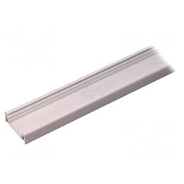 Profil Aluminiu pentru Module LED 2m SURFACE14 Alb | Electronic-mag.ro | Componente Electronice