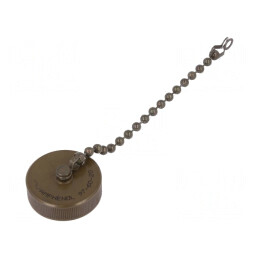 Capac Protecție Aluminiu 20mm Oliv | Electronic-mag.ro | Componente Electronice
