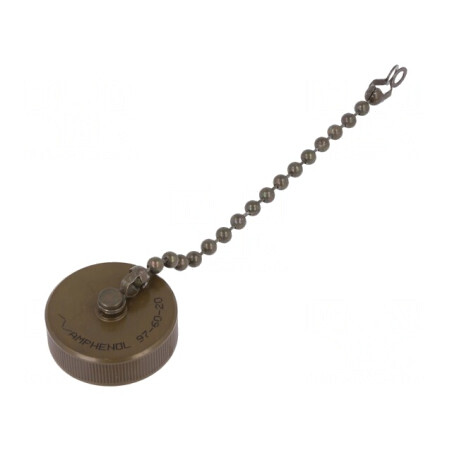 Capac Protecție Aluminiu 20mm Oliv | Electronic-mag.ro | Componente Electronice
